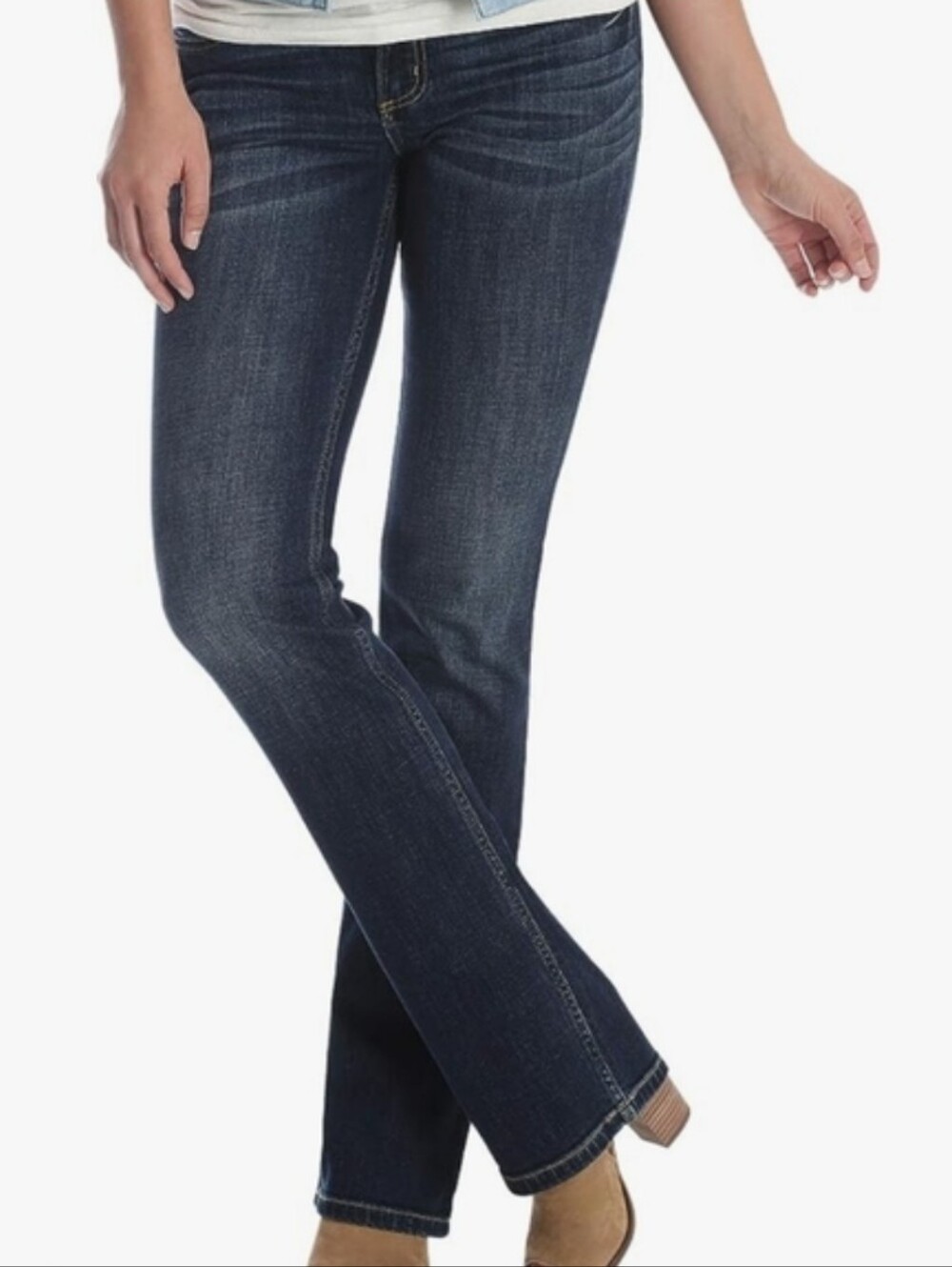 Wrangler Retro Sadie Low Rise Bootcut Jeans Dark Wash 9/10x30